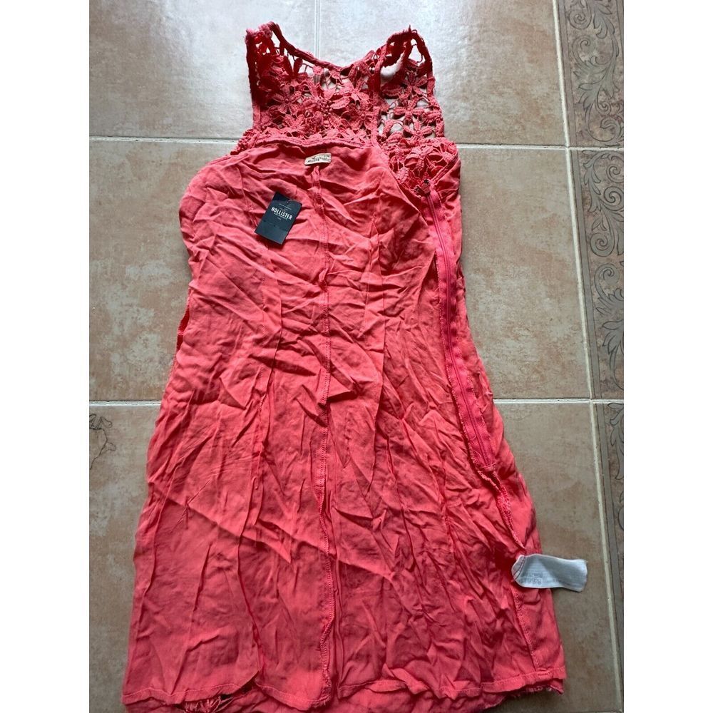 HOLLISTER Lace sleeveless midi Dress Size S New ! - Picture 4 of 8